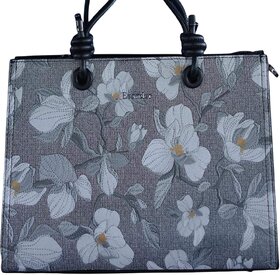 6161 Floral Satchel Bag - Stylish Handbag for Women