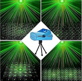 Mini Stage Light Laser Projector Club Dj Disco Bar Stage Light, Auto Flash Stage Projector Light with Tripod for Disco