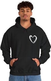Hellknit Brand Unisex Cotton Fleece Hoodie with Premium DTF Print  Oversized Casual Sweatshirt for Men  Women WHK0048