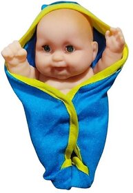 RIVA CREATIONS Cute Little Boy Doll in Towel for Kids Multicolor