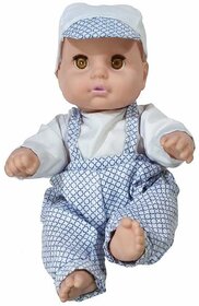 RIVA CREATIONS Cute Little Boy in Printed Dress Doll for Kids Multicolor