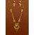 Elegant Traditional Gold-Tone Necklace Earring Set