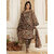 ELARA Brown Rayon Dupatta Kotachex Kurta Set For Women