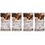 4 Packs of Mohila Hair Removal Chocolate Wax Powder for Men Women Painless Body Hair Removal Wax Powder (100 gm each)