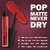 POPPIK Liquid Matte Lipstick for Women | Shade - Power Petal, 2ML