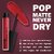 POPPIK Liquid Matte Lipstick for Women | Shade - Quiet Scarlet, 2ML