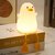 Duck Lamp, Cute Duck Night Light for Kids, Rechargeable Dimmable Kids Nightlight, Silicone LED Bedside Lamp
