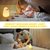 Duck Lamp, Cute Duck Night Light for Kids, Rechargeable Dimmable Kids Nightlight, Silicone LED Bedside Lamp