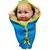 RIVA CREATIONS Cute Little Boy Doll in Towel for Kids Multicolor