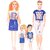 Riva Creations Happy Family Doll Set Father Mom and two Kids Dolls Set For Kids Multicolor
