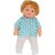RIVA CREATIONS Cute Little Chiku Baba Boy Doll in Printed Dress for Kids Multicolor