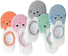 Minha Cotton ankle length socks for girls and boys (Multicolor - 3 Pair)_CLN-T-123