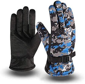 Antiq World Army Printed Winter Gloves for Men - Bike Riding  Driving GlovesCLN-T-174