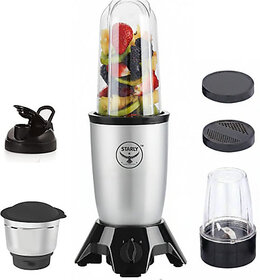 Aeroblend Nutri Blender 500 W Mixer Blender(Aero Blend 3 Jar | 3 Jars | Grey)