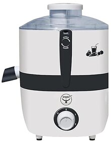 Promax 500 Watts Juicer Mixer Grinder | Stainless Steel Blades | Shockproof Body with Overload Protection | Safety Locks | Fresh Fruit & Vegetable Juice in Seconds(White)