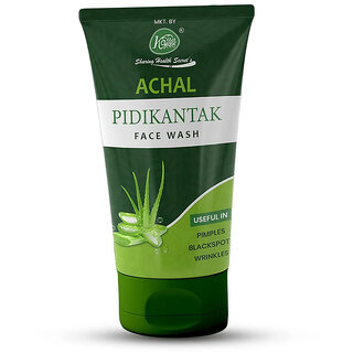 (Pack of 2) Achal Pidikantak 60ML Face Wash for Pimples & Oil Control - Cleanser for Clear Skin