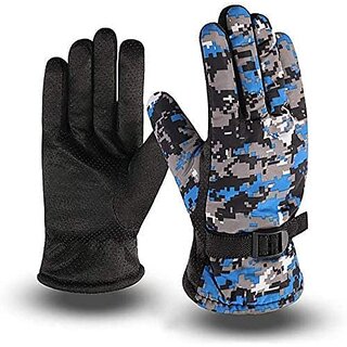 Antiq World Army Printed Winter Gloves for Men - Bike Riding  Driving GlovesCLN-T-136