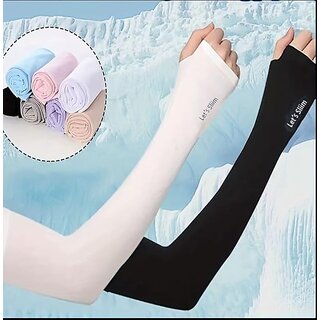 Prism Arm Sleeves with Thumb Hole - Unisex Sun Protection Hand Covers for Men, Women, Boys & Girls_CLN-T-144