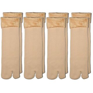 Minha Winter Thermal Toe Wool Heavy Duty Valvet Warm Ankle Length Socks Ladies/Women pack of 2_CLN-T-149