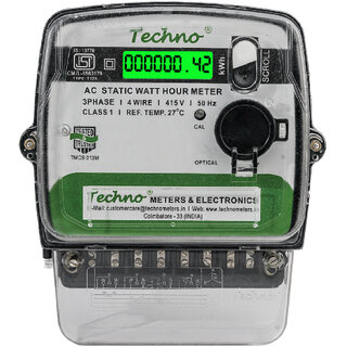 Three Phase Multifunctional Energy Meter (10-100 A)
