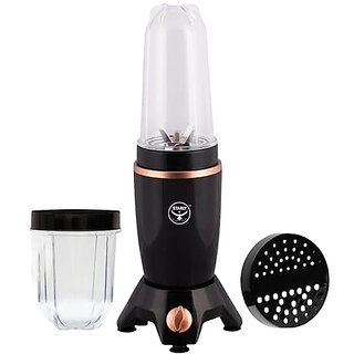 Aeroblend 500W Nutri Blender | 2 Jars | Juicer Mixer Grinder & Smoothie Maker Blender | Stainless Steel Blade | Fresh Smoothies, Shakes & Juices Instantly (Black)
