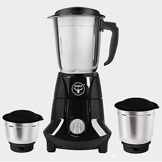 Black Bolt 550 W Mixer Grinder(BB3 | 3 Jars | Black)
