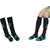 Pack Of 2 - Compression Socks Unisex Striped Knee High, Calf Length Socks_CLN-T-159