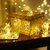 Leaf Light for Decoration  Golden Metal String Light for Home Decorations, Aesthetic Room Decor Lights,