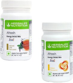 Afresh Energy Drink Mix - Tulsi Flavor & Lemon For Weight Loss