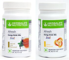 Afresh Energy Drink - Tulsi Flavor & Lemon Flavor For Weight Loss
