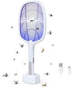 Mosquito-Killer-Racket-Lithium-Iorn-Rechargeable-Battery-Handheld-Electric-Fly-Swatter