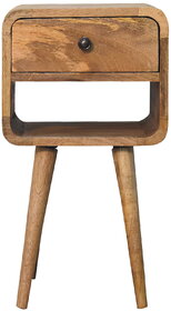 Mini Oak-ish Curve Lower Bedside