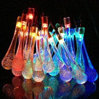 Drop Light  Multi Color Water Drop Light Plug in Christmas Diwali Festival Lights Home Decor BIRYTHDAY Party