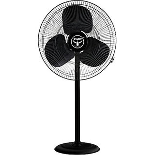AirBlaze 22 Inch Pedestal Fan Energy Saving 600 mm Pedestal Fan(Black | Pack of 1)