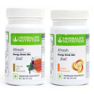 Afresh Energy Drink Tulsi And Peach Flavour