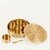 Premium Golden brass Masala Spice Box Set with Decorative Lid
