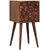 Mini Chestnut Cube 2 Drawer Bedside