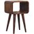 Mini Chestnut Curved Open Bedside