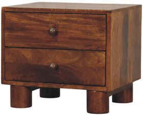 Tula 2 Drawer Chestnut Nightstand