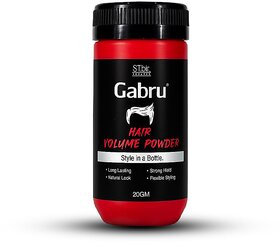 ST.bir Gabru Hair Volume Powder for Men  Instant Lift, Matte Finish  Strong Hold  20g Styling Powder