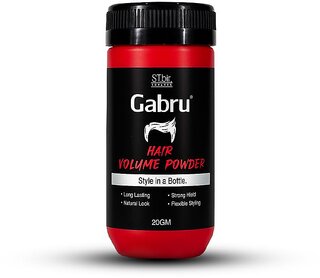 ST.bir Gabru Hair Volume Powder for Men  Instant Lift, Matte Finish  Strong Hold  20g Styling Powder
