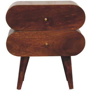 Bubble Chestnut Bedside
