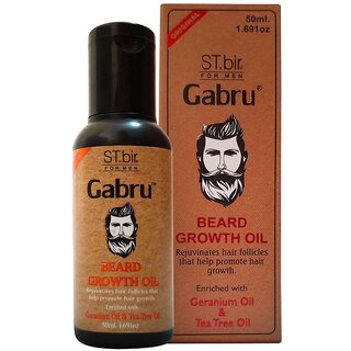 ST.bir Gabru Beard Oil Geranium Tea Tree 100ML