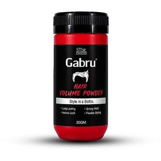 ST.bir Gabru Hair Volume Powder for Men  Instant Lift, Matte Finish  Strong Hold  20g Styling Powder