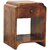 Newton Mini Chestnut Nightstand with a drawer and open shelf