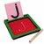Tantrums Coloured Sand Paper Small Alphabet with Tray Learning Fun Education Puzzle Learning Aid for