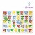 Colorful Wooden Hindi Consonants Puzzle for Kids - Hindi Varnamala Puzzle Educational Toy