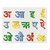 Colorful Hindi Vowels Wooden Puzzle - Hindi Swar Educational Toy for Toddlers