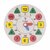 Tantrums Wooden Learning Clock for Kids, Montessori Time Teaching Toy with Shape  Colour Sorting Number Blocks