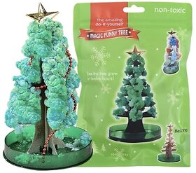 (Pack of 1) Christmas & New Year Magic Growing Tree - Gift Set, Kids, Office & Home Decor